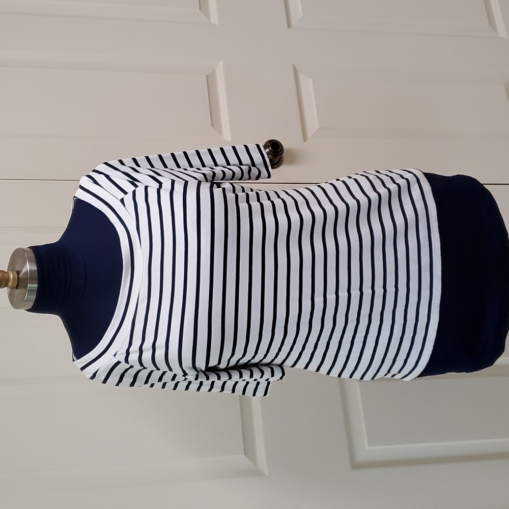 Talbots striped knit top